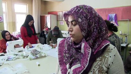 Bez çanta dikim kursu sona erdi - KAHRAMANMARAŞ