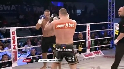 Kickboxing Raul Catinas gancio micidiale e vince!!