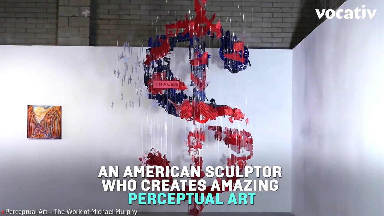 Sculptor Micheal Murphy Forms 2D Images in Three Dimensions