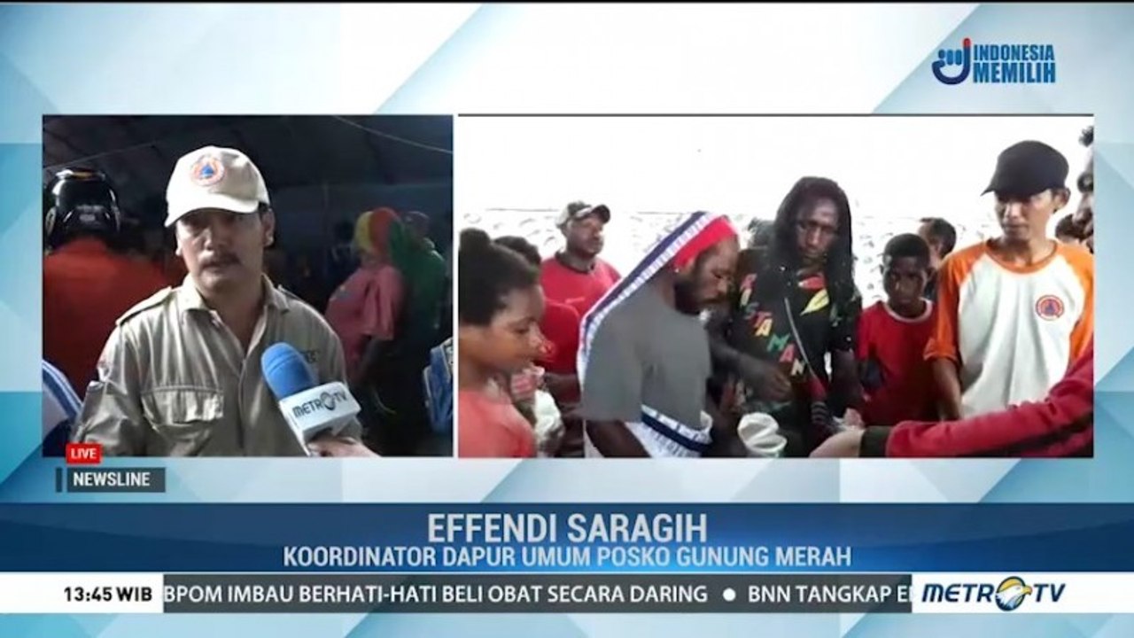 Kondisi Posko Induk Pengungsi Banjir Bandang Sentani