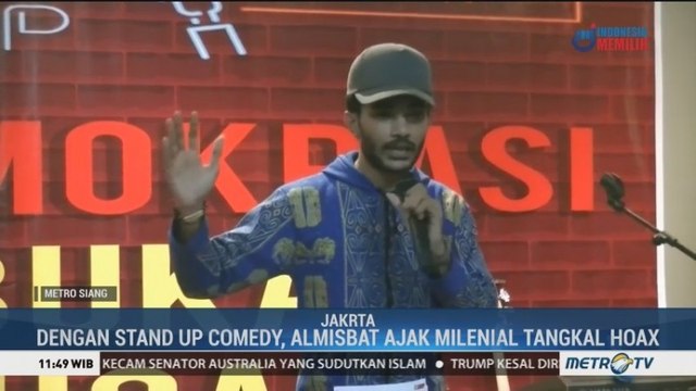 Almisbat Ajak Milenial Tangkal Hoaks Lewat Stand Up Comedy