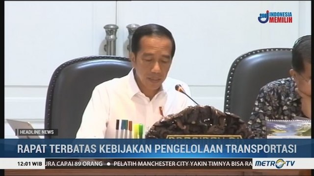 Presiden Gelar Ratas Pengelolaan Transportasi Jabodetabek
