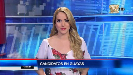 Recorrido de los candidatos en Guayas