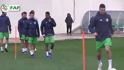 2ème entraînement des Verts  avant la Gambie