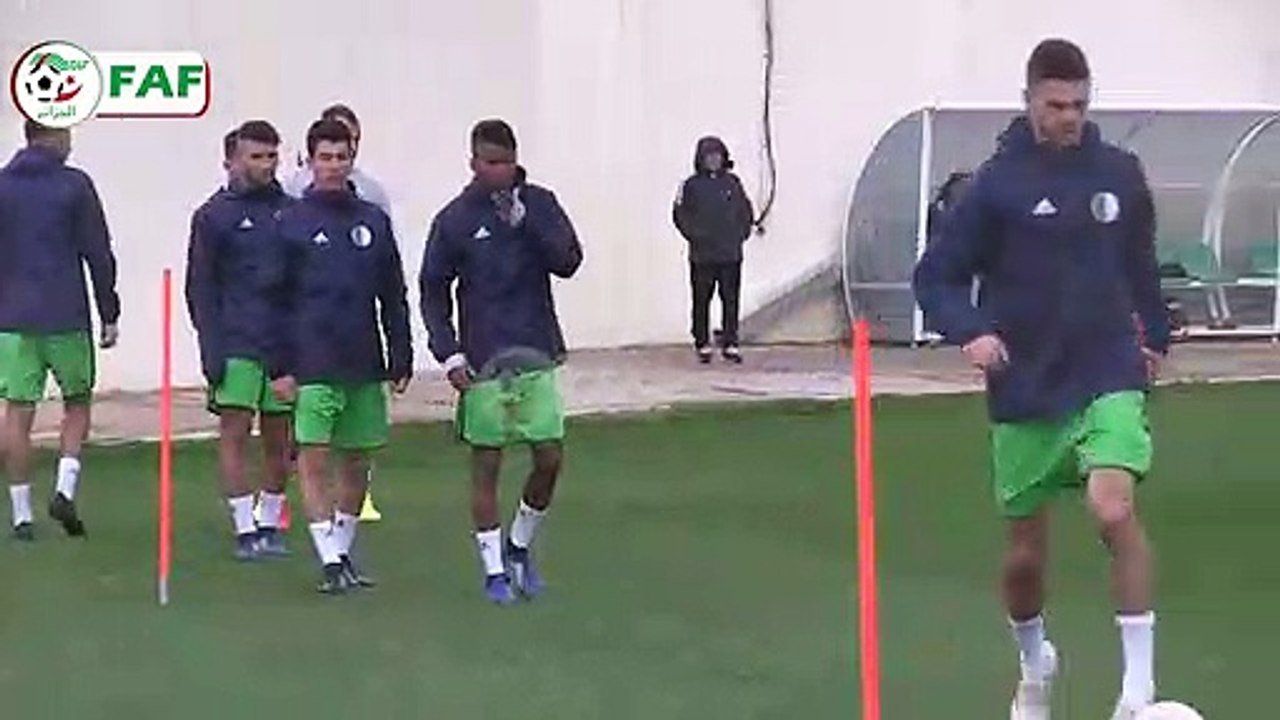 2ème entraînement des Verts  avant la Gambie
