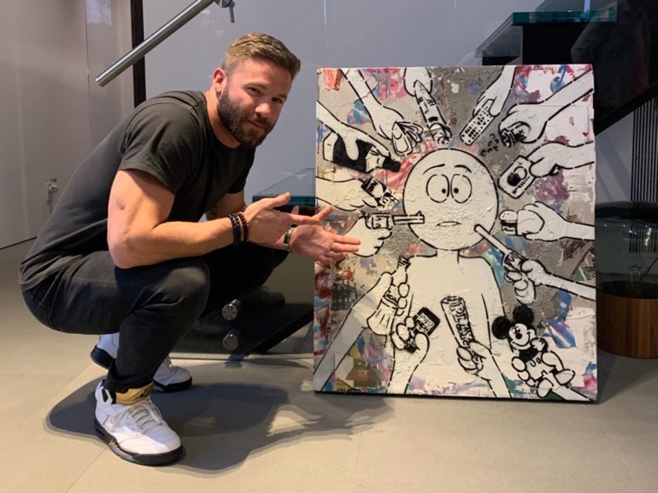 Julian Edelman: Super Bowl MVP ... Art Collector