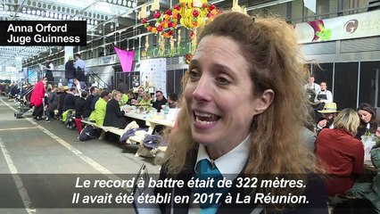 401 mètres: Rungis bat le record de la plus grande tablée