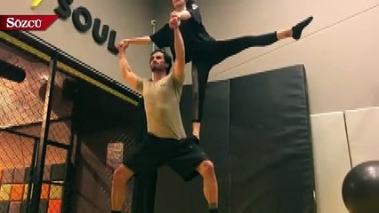 Özge ve Burak’tan antrenman sonrası videosu