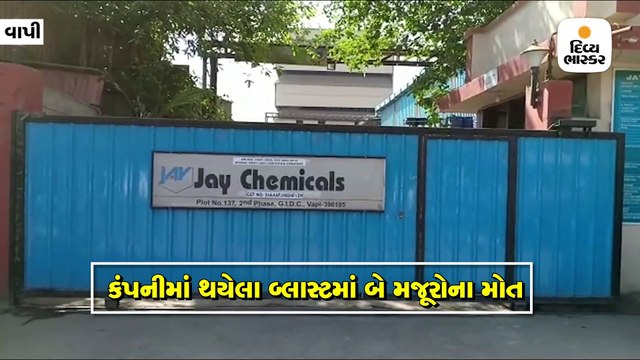 વાપીની એક કેમિકલ કંપનીમાં બ્લાસ્ટ, 2 મજૂરોના મોત