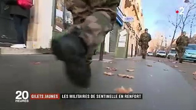 Les militaires de Sentinelle vont être mobilisé lors des manifestations du samedi des Gilets Jaunes pour protéger des bâtiments officiels