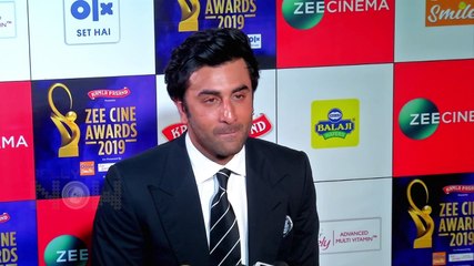 Ranbir Kapoor EXCITED About His Film Brahmastra With Alia Bhatt | Zee Cine Awards 2019