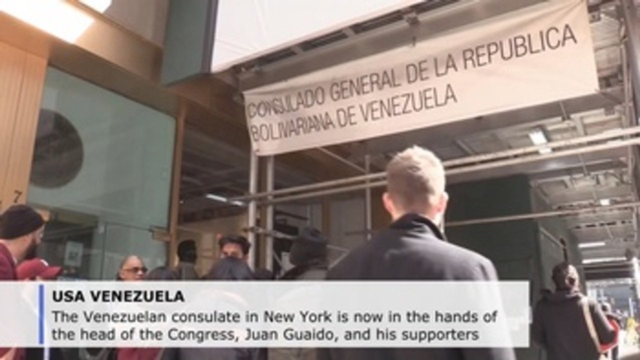 Venezuela's New York consulate passes from Chavista hands to Guaido