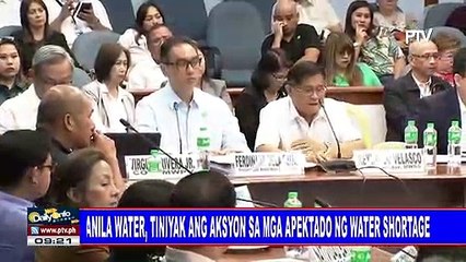 Naging problema sa tubig, tinalakay sa Senado