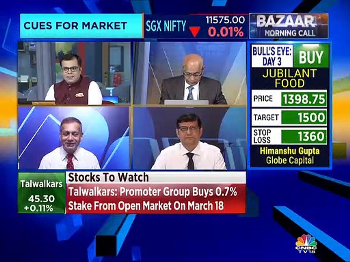 Sudarshan Sukhani's stock recommendations
