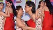 Alia Bhatt Hugs Deepika Padukone At the red carpet of Zee Cine Awards; Watch video | FilmiBeat