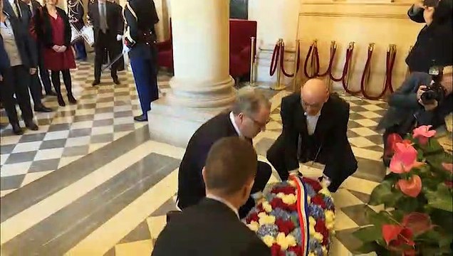 Cérémonie commémorative à l'occasion de la journée nationale du souvenir à la mémoire des victimes de la guerre d'Algérie et des combats en Tunisie et au Maroc - Mardi 19 mars 2019