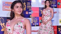 Alia Bhatt flaunts her Princess look at red carpet of Zee Cine Awards | FilmiBeat