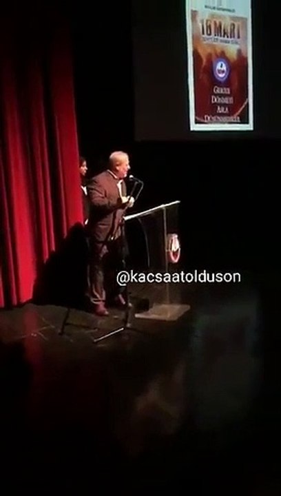 Albay Önder İrevül, Atatürk’ün adı anılmayınca salonu terke tti