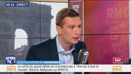 "Pas un euro aux migrants tant que tous les Français n'ont pas un toit au-dessus de la tête" pour Bardella (RN)