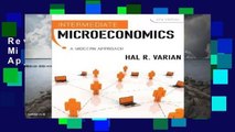 Review  Intermediate Microeconomics: A Modern Approach - Hal R. Varian