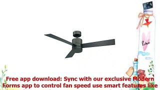 Modern Forms FRW180352LBZ Axis 52 Three Blade IndoorOutdoor Smart Fan with 6Speed DC