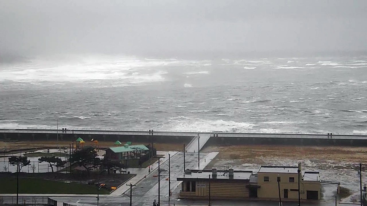 Vent violent sur les côtes atlantiques
