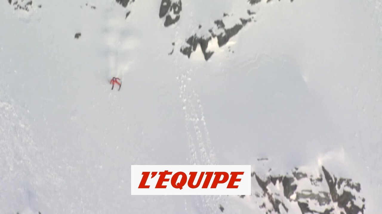 le run à Verbier de Kaj Zackrisson en 2010 - Adrénaline - Freeride World Tour