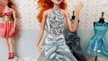 La reine Elsa Anna Barbie Dress & Clothesバービーエルサ人形 ドレス服Barbie Elsa boneca vestido e roupas