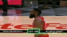 Harden sets more records as Rockets blast past Hawks