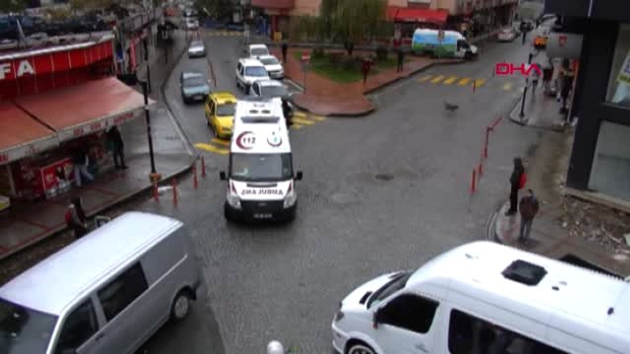 Rize'deki Kazalar Mobese Kameralarında