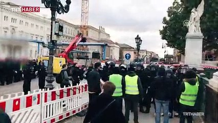 PKK yandaşları Almanya'da TV binasını işgal etmeye çalıştı