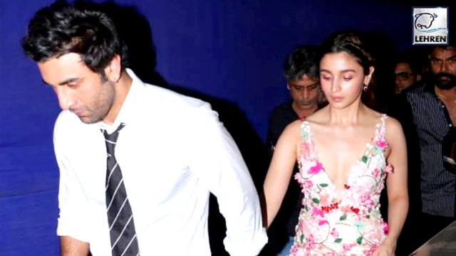 Ranbir Kapoor & Alia Bhatt Hold Hands While Exiting The Zee Cine Awards 2019