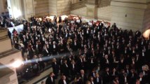 L'appel à la mobilisation des avocats provoque un embouteillage au palais de justice de Bruxelles