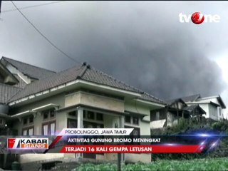 Gunung Bromo Hari Ini 16 Kali Gempa Letusan