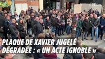 Plaque commémorative pour Xavier Jugelé : des policiers se rassemblent pour dénoncer la dégradation