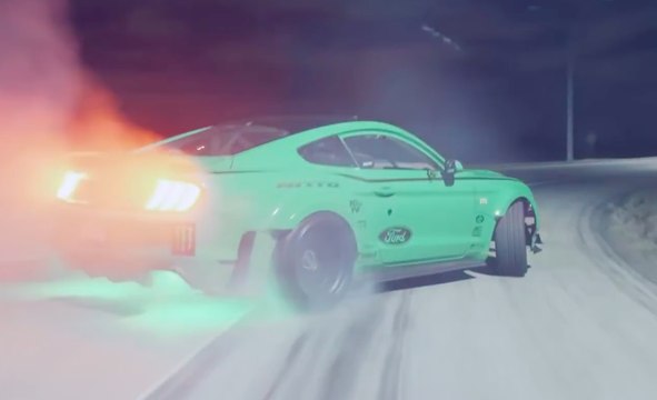 VÍDEO: ¡Vértigo de ir detrás del Mustang GTR de 900 CV Vaughn Gittin Jr.!
