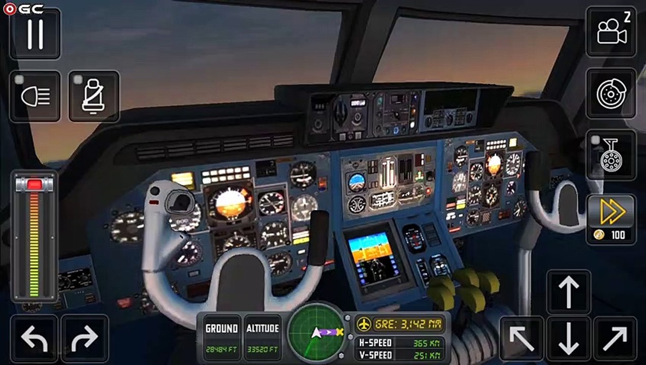 Flight Simulator "Big Boss Greenland" Open World Map - Android Gameplay FHD #7