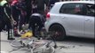Report TV - Aksident në Vlorë/ Biçikleta përplaset nga një automjet, rëndë drejtuesi i saj