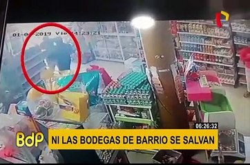 Alerta por incremento de asaltos a bodegas y minimarkets en Lima