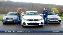 Comparatif vidéo - BMW Série 3 vs Mercedes Classe C vs Audi A4 : le derby du premium