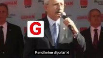 Kılıçdaroğlu seçim mitinginde Cumhurbaşkanına hakaret etti
