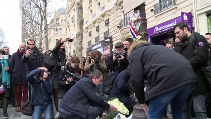 Rassemblement de policiers en hommage à Xavier Jugelé
