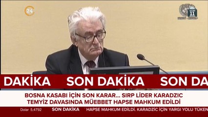 "Bosna kasabı" için son karar
