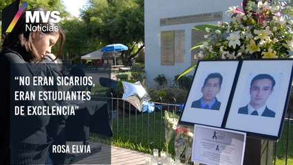 “No eran sicarios, eran estudiantes de excelencia”: Rosa Elvia