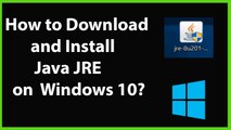 How to Download and Install Java JRE(Java Runtime Environment) on Windows 10?