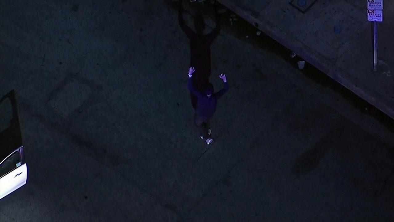 Man performs breakdance moves before arrest