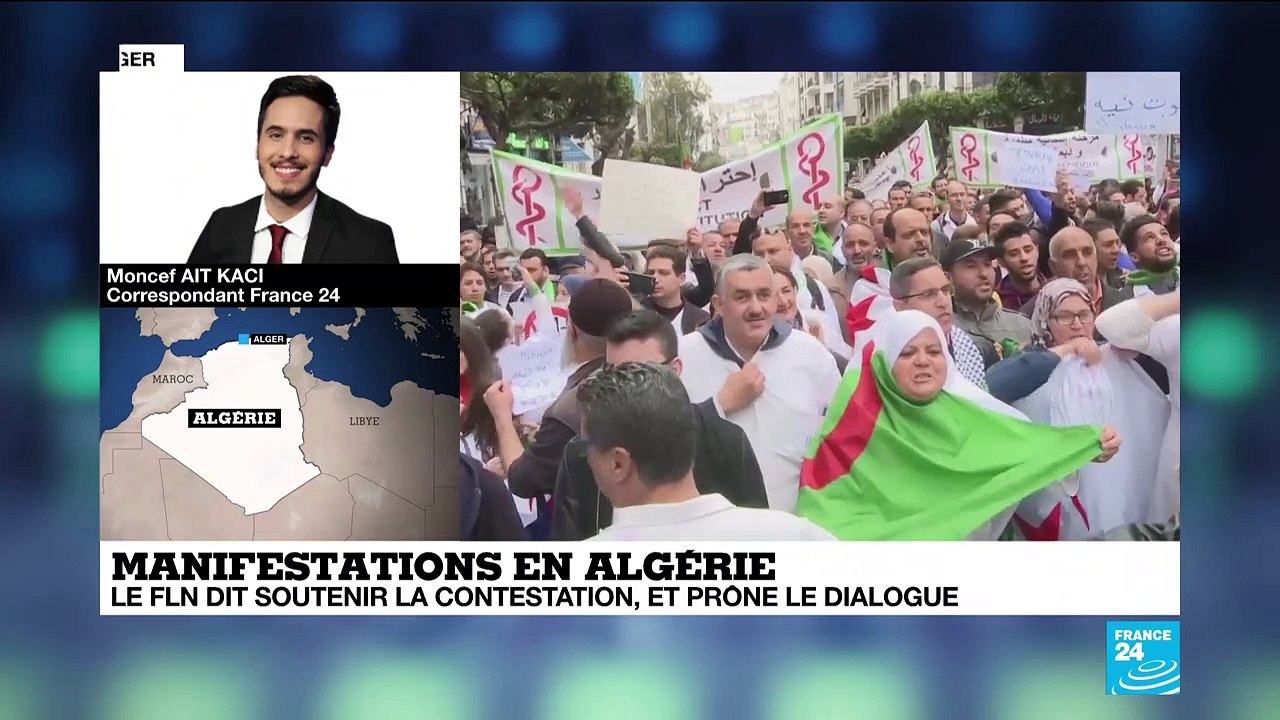 En Algérie, le FLN dit soutenir la contestation, et prône le dialogue