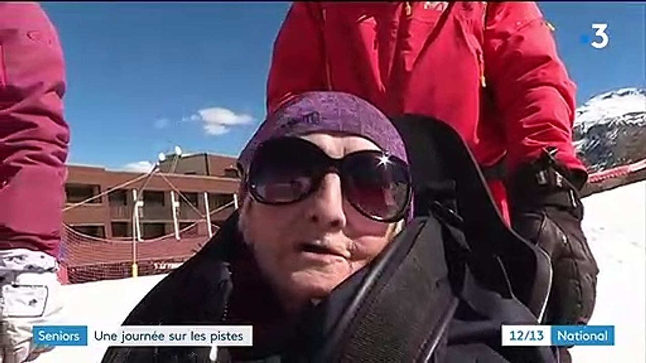 Alpes-de-Haute-Provence : les pensionnaires d'une maison de retraite dévalent les pistes de ski