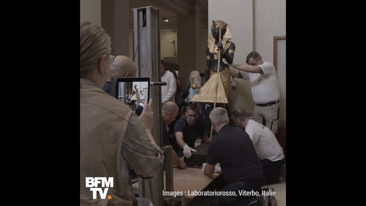 Dans les coulisses de l’exposition Toutânkhamon