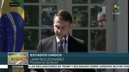 EEUU: Bolsonaro y Trump mantienen discurso injerencista contra Vzla.